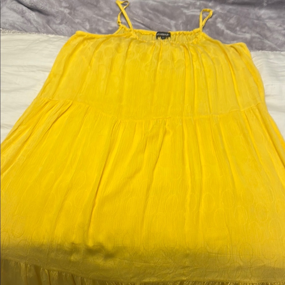 Yellow Sleeveless Dress